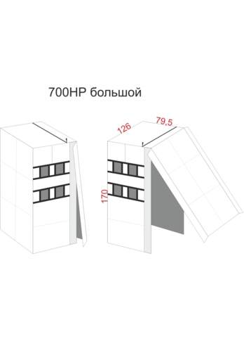 Чехол 700HP большой
